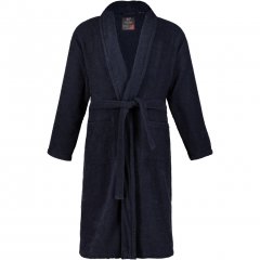JP1880 Bathrobe Extra Soft Terry Cloth Dark Navy