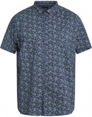 North Latitude 61112 Camisa Stretch com Estampado Integral Azul Marinho