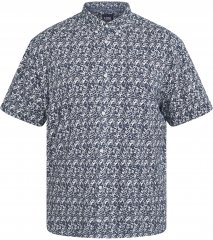 North Latitude 61114 Camisa Jersey com Estampado Integral Azul Marinho
