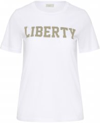 Kaffe Curve June T-shirt Branco