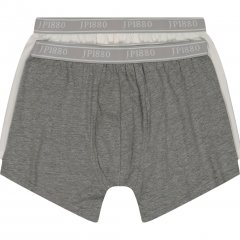 JP1880 Boxershorts Flexnamic OEKO-TEX Mid 2-Pack Grey/Off-White