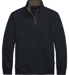 Double Outfitters MTOP-1163 Sweatshirt com meio fecho Azul-marinho
