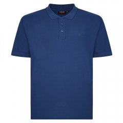 Espionage P074C Polo de Manga Curta Azul Escuro