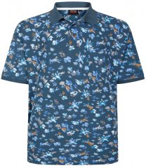 Espionage P221 polo com estampado floral