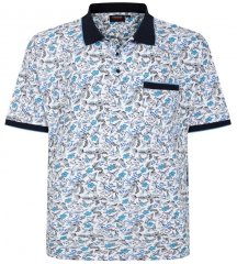 Espionage P224 polo com estampado de pássaros