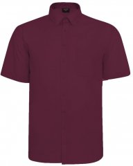 Espionage SH149 camisa de manga curta vermelho vinho