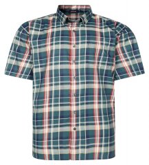 Espionage SH447 Camisa de xadrez verde