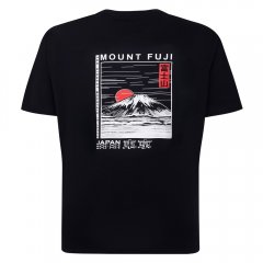 Espionage T422 T-shirt Estampada Mount Fuji Azul Marinho