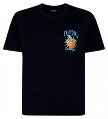 Espionage T449 California Oranges T-shirt estampada azul-marinho