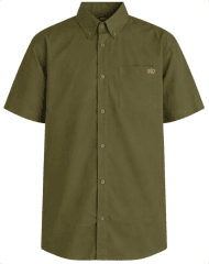 Motley Denim Zagreb Camisa de manga curta Caqui escuro