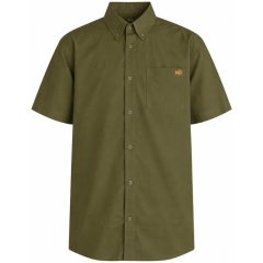 Motley Denim Zagreb Camisa de manga curta Caqui escuro