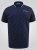 D555 Reid AOP Polo With Jacquard Collar, Pocket And Cuffs Azul-marinho - Pólos - Pólos Tamanhos Grandes Homem