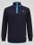 D555 Conway 2 1/4 Zip Neck Fleece Sweatshirt With Bear Logo Azul-marinho - Sweatshirts & hoodies - Sweatshirt & Camisolas com Capuz tamanhos grandes