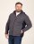 D555 Conrad Detachable Hood Bonded Fleece Zip Through Hoody Azul-marinho - Sweatshirts & hoodies - Sweatshirt & Camisolas com Capuz tamanhos grandes