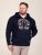 D555 Hector Adventurer Printed Zip Through Hoody Azul-marinho - Sweatshirts & hoodies - Sweatshirt & Camisolas com Capuz tamanhos grandes