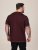 D555 Baldwin Grumpy Old Man Club Print Crew Neck T-shirt Burgundy/ Black Twist - T-shirts - T-shirts Homem Tamanhos Grandes
