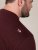 D555 Baldwin Grumpy Old Man Club Print Crew Neck T-shirt Burgundy/ Black Twist - T-shirts - T-shirts Homem Tamanhos Grandes