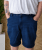Kam Jeans Pepe Knitted Denim Shorts Random Mid Wash Blue - Calções - Calções Homem Tamanhos Grandes
