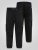 D555 Dexter 1 Cargo Jogger With Bear Embroidery TALL Preto - TALL calças de fato de treino - Calças de Treino TALL