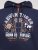 D555 Hector Adventurer Printed Zip Through Hoody Azul-marinho - Sweatshirts & hoodies - Sweatshirt & Camisolas com Capuz tamanhos grandes
