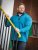 D555 Conway 1 1/4 Zip Neck Fleece Sweatshirt With Bear Logo Teal - Sweatshirts & hoodies - Sweatshirt & Camisolas com Capuz tamanhos grandes