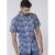 D555 Sheldon Hawaii Shirt Navy - Camisas - Camisas Homem Tamanhos Grandes