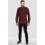 D555 Dawson Textured Shirt Dark Red - Camisas - Camisas Homem Tamanhos Grandes