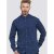 D555 Bainton Long Sleeve Shirt Navy - Camisas - Camisas Homem Tamanhos Grandes