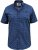 D555 Tristain S/S Floral Ao Print Shirt Navy - Camisas - Camisas Homem Tamanhos Grandes
