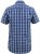 D555 Walcot Check Button Down Collar S/S Shirt Navy - Camisas - Camisas Homem Tamanhos Grandes