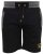 D555 Sutton Elasticated Waist Shorts With Embroidery Black - Calças & Calções de Fato de Treino - Calças de Fato de Treino Tamanhos Grandes 