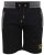 D555 Sutton Elasticated Waist Shorts With Embroidery Black - Calças & calções de fato de treino - Calças de Fato de Treino Tamanhos Grandes 