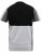 D555 Felix Couture Crew Neck Cut And Sew T-Shirt Black/Charcoal - T-shirts - T-shirts Homem Tamanhos Grandes