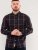 D555 Gladstone Check Button Down Collar Shirt - Camisas - Camisas Homem Tamanhos Grandes