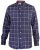 D555 Townsville Check Button Down Collar Shirt Navy - Camisas - Camisas Homem Tamanhos Grandes