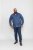 D555 Edmund AOP Shirt Navy - Camisas - Camisas Homem Tamanhos Grandes