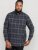 D555 Harwich Flannel Check Shirt Black - Camisas - Camisas Homem Tamanhos Grandes