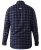 D555 Dovercourt Flannel Check Shirt Blue and Black - Camisas - Camisas Homem Tamanhos Grandes