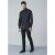 D555 Jahine Long Sleeve Printed Shirt Black - Camisas - Camisas Homem Tamanhos Grandes