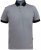 D555 Prinstead Pique Polo Shirt Grey - Pólos - Pólos Tamanhos Grandes Homem