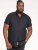 D555 James Short Sleeve Oxford Shirt Black - Camisas - Camisas Homem Tamanhos Grandes