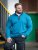 D555 Conway 1 1/4 Zip Neck Fleece Sweatshirt With Bear Logo Teal - Sweatshirts & hoodies - Sweatshirt & Camisolas com Capuz tamanhos grandes