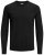 Jack & Jones Crew neck Knitted Sweater Black - Sweatshirts & hoodies - Sweatshirt & Camisolas com Capuz tamanhos grandes
