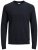 Jack & Jones Crew neck Knitted Sweater Navy - Sweatshirts & hoodies - Sweatshirt & Camisolas com Capuz tamanhos grandes