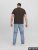 Jack & Jones STAR T-shirt Brown - T-shirts - T-shirts Homem Tamanhos Grandes