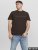 Jack & Jones STAR T-shirt Brown - T-shirts - T-shirts Homem Tamanhos Grandes
