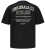 Jack & Jones JORSANTORINI BACK T-Shirt Black - T-shirts - T-shirts Homem Tamanhos Grandes