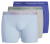 Jack & Jones Jacnorrebro Boxers Lisos Pack De 3 Azul - Roupa Interior & natação - Roupa interior Homem Tamanhos Grandes