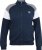 D555 JEFFREY Couture Zip Through Sweatshirt Navy - Sweatshirts & hoodies - Sweatshirt & Camisolas com Capuz tamanhos grandes