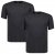 Adamo 129420 T-shirt pack de 2 Cinzento escuro mesclado - T-shirts - T-shirts Homem Tamanhos Grandes